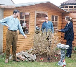 Quicklink's first workspace - a garden shed.